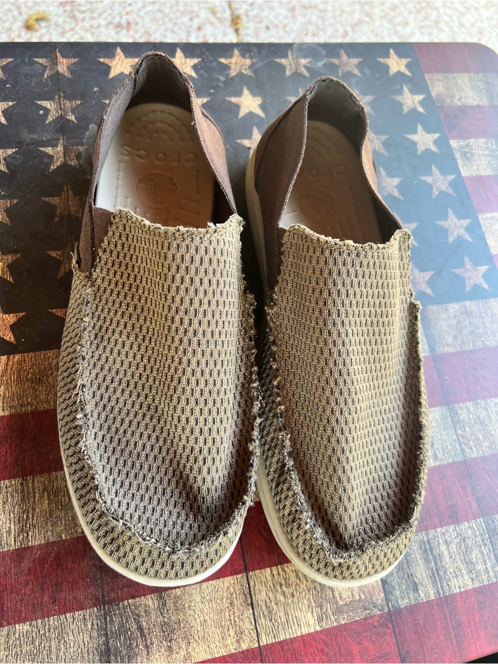 Crocs Slip-On Shoes in Light Brown